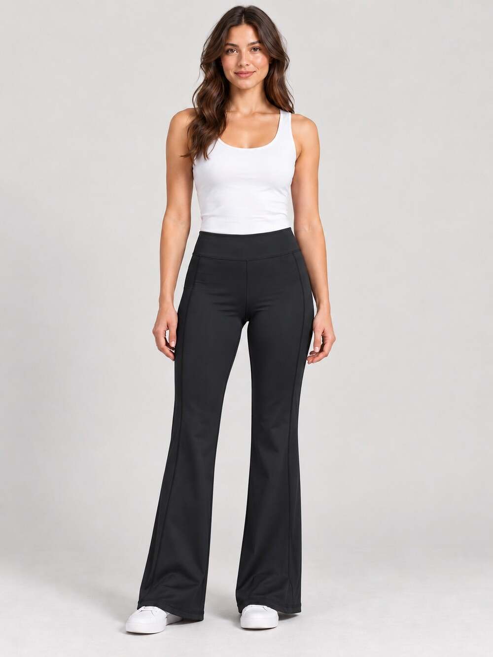 Hanes Sport Black Wide Leg Relaxed Fit Pants Women's Size XL - NWT